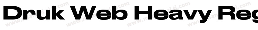 Druk Web Heavy Regul字体转换